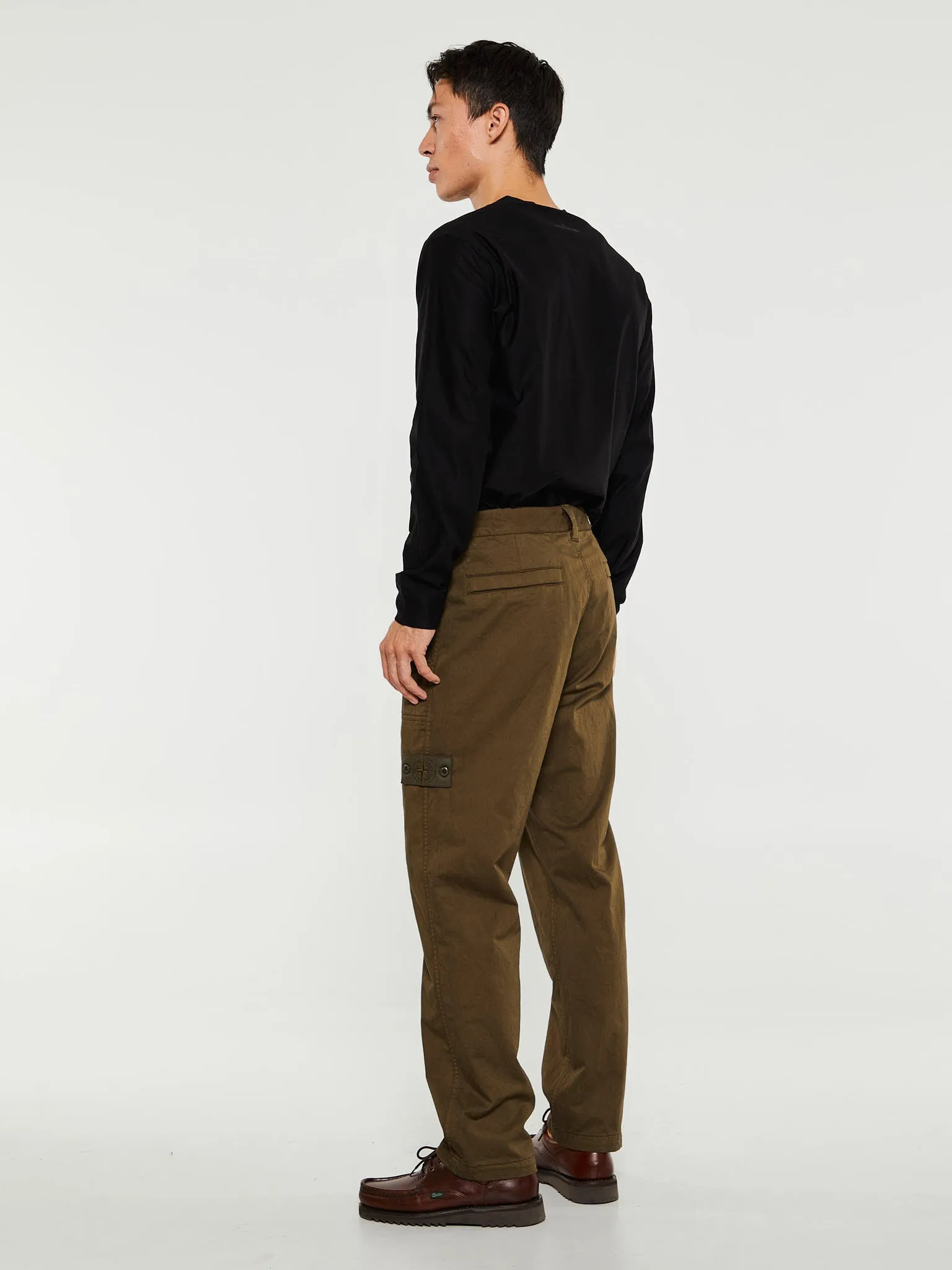 337F6 Pantalone Ghost Regular Pants in Military Green