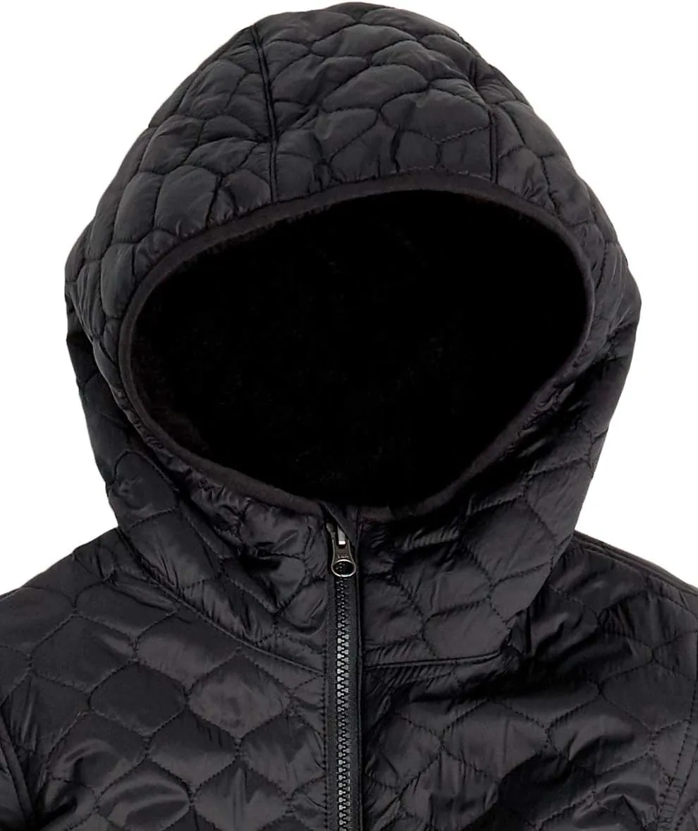 Amazon Essentials Women's Lightweight Quilted Full-Zip Water-Resistant Sherpa-Lined Hooded Puffer Jacket