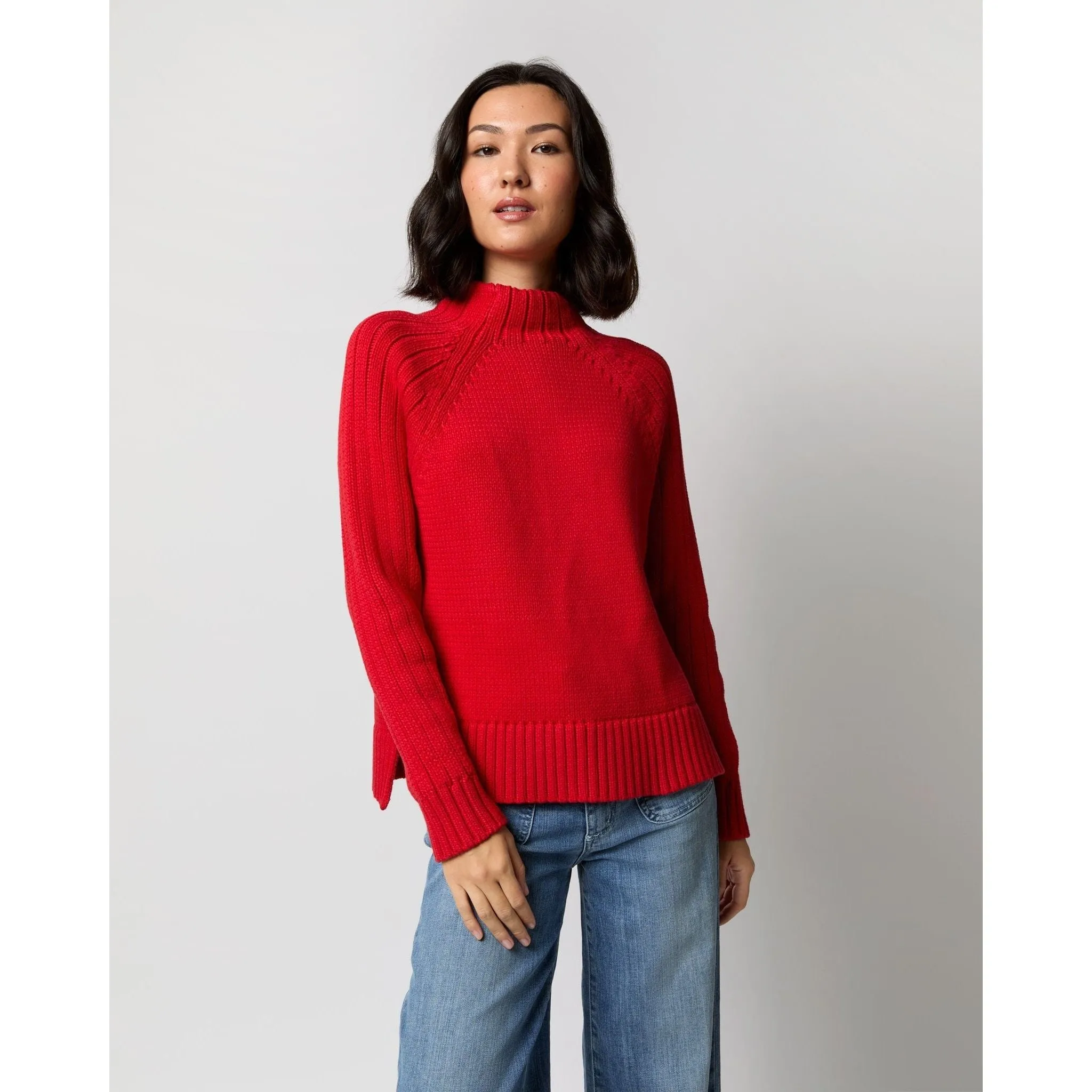 Ann Mashburn Hadley Sweater Red Sail Cotton Tape Yarn