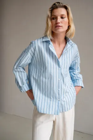 BLOUSE (S25C250) BLUEISH
