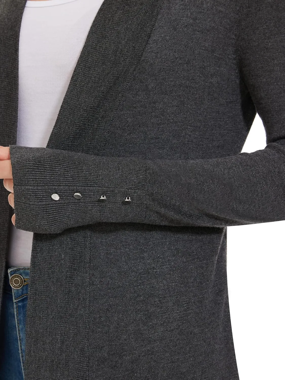 Cardigan for Women Dressy Casual Long Sleeve Open Front Knit Cardigan Sweaters