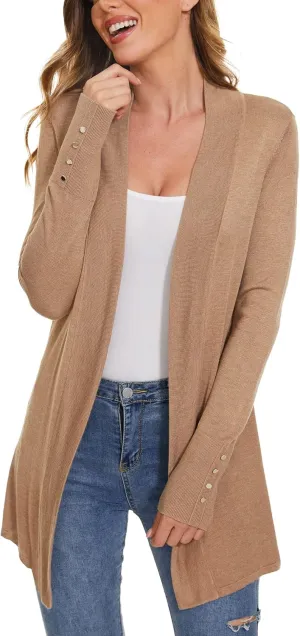 Cardigan for Women Long Sleeve Cardigan Sweaters for Spring Fall