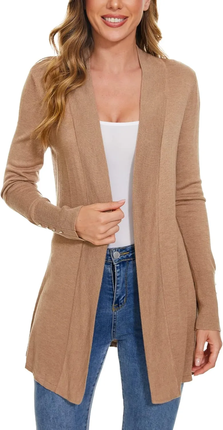 Cardigan for Women Long Sleeve Cardigan Sweaters for Spring Fall