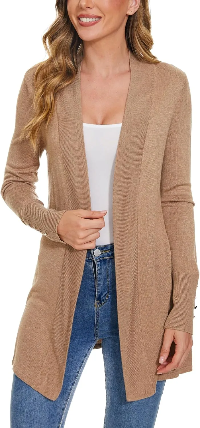 Cardigan for Women Long Sleeve Cardigan Sweaters for Spring Fall