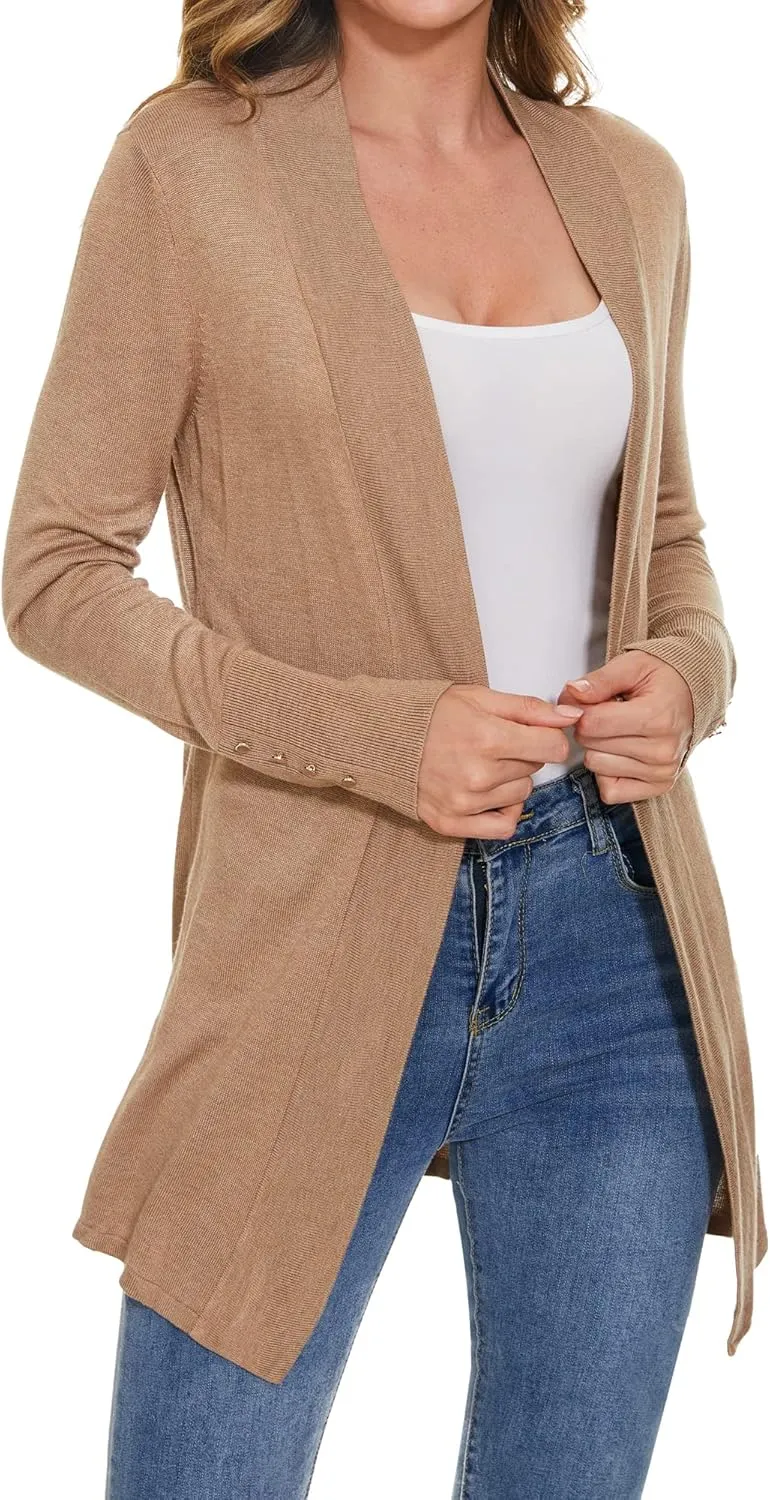Cardigan for Women Long Sleeve Cardigan Sweaters for Spring Fall