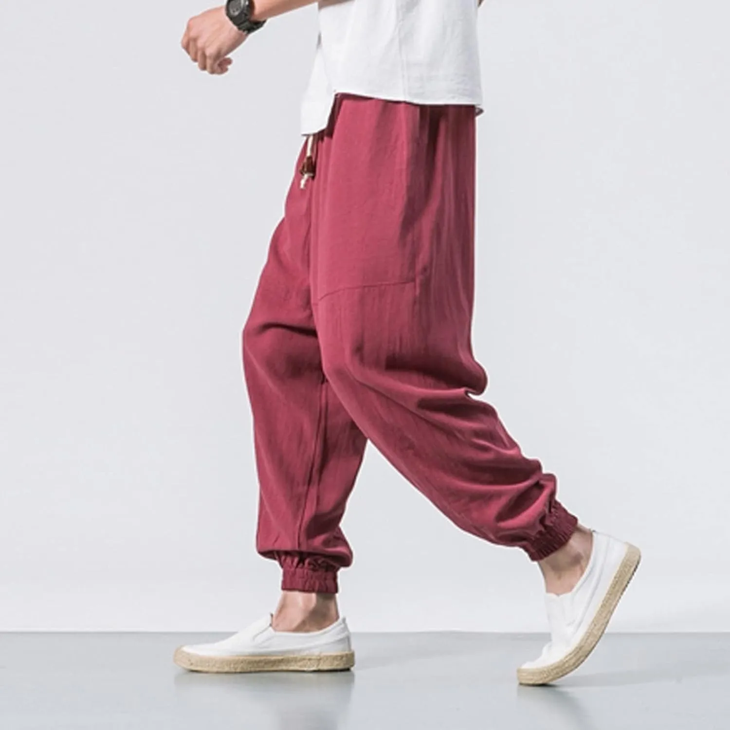 Cargo Pants for Men Relaxed Fit Bottom Straight Leg Casual Loose Fit Baggy Athletic Jogger Pants with Pockets Men's