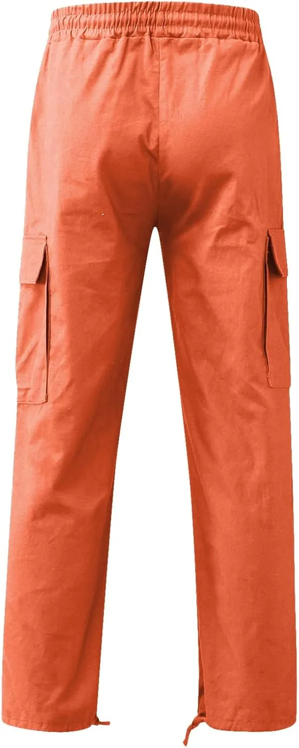 Cargo Pants for Men Relaxed Fit Mens Cargo Pants Hiking Pants with 6 Pocket Lightweight Casual Baggy Overalls Jogger