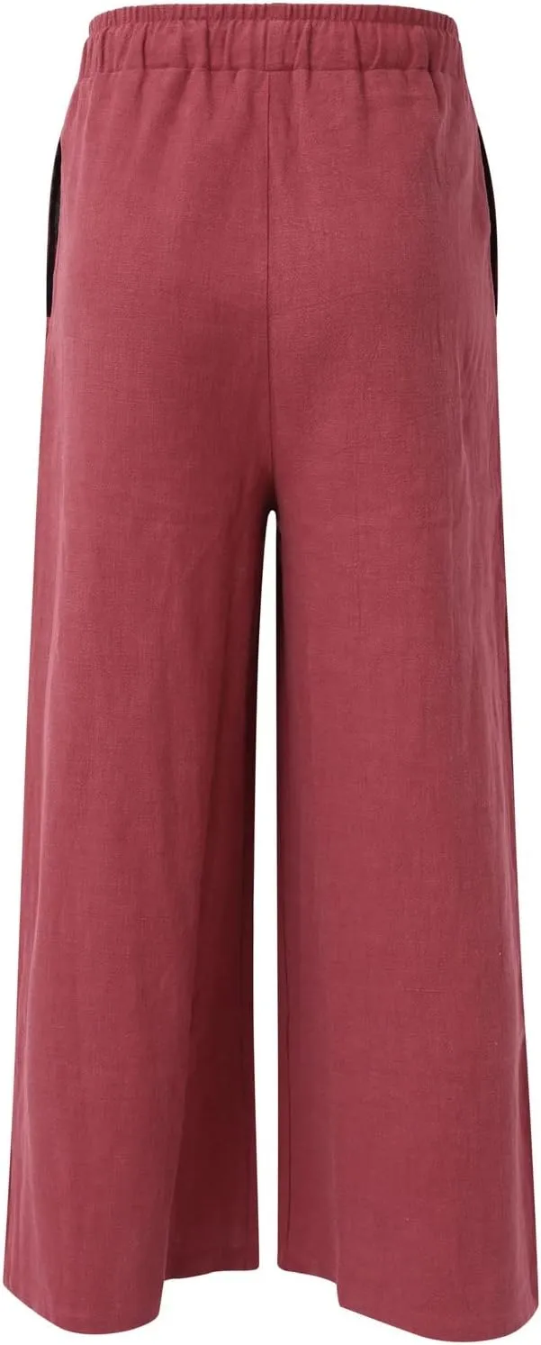 Cargo Pants for Men Relaxed Fit Pants 6 Pocket Full Outdoor Casual Sweatpants Sweatpants for Men Pants Casual Rope