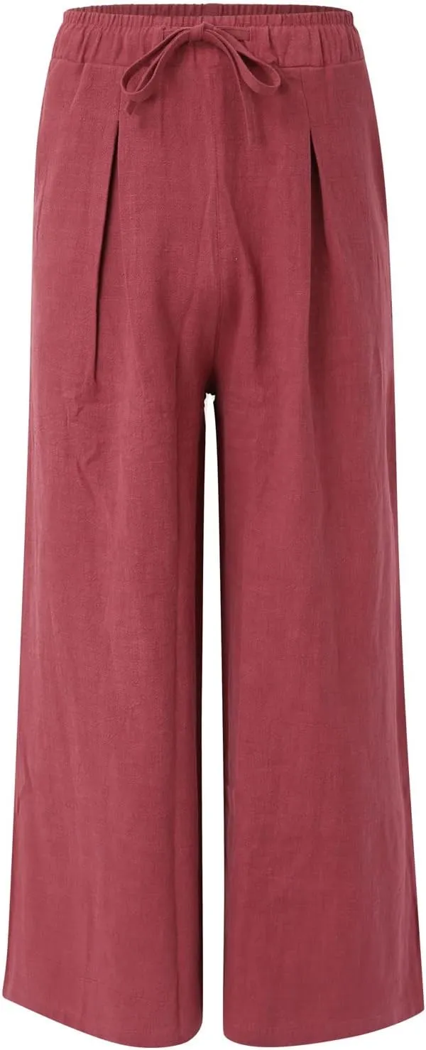 Cargo Pants for Men Relaxed Fit Pants 6 Pocket Full Outdoor Casual Sweatpants Sweatpants for Men Pants Casual Rope
