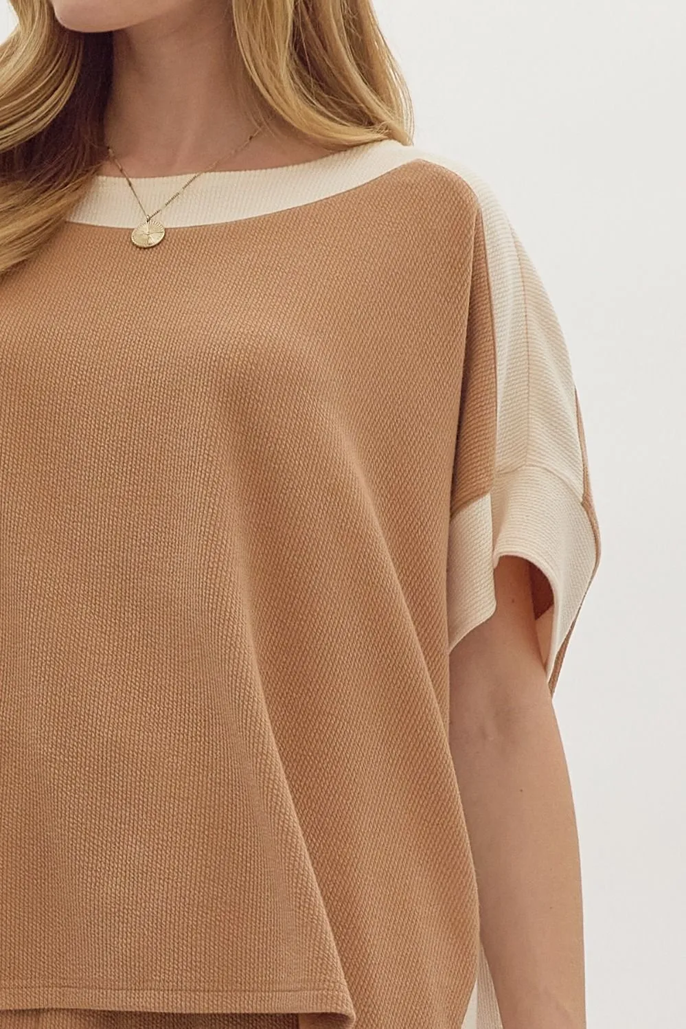 Cozy Chic Set Top - Camel *Regular & Curvy*