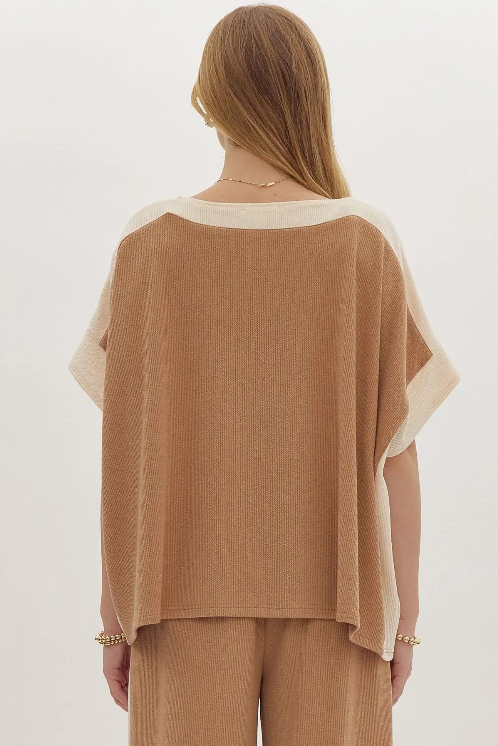 Cozy Chic Set Top - Camel *Regular & Curvy*
