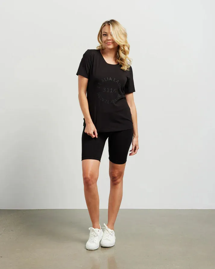 Et Alia Postcode Tee - Black