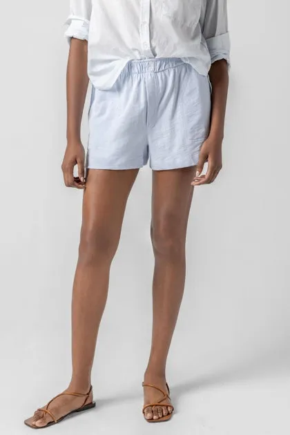 Faux Fly Short | Sky