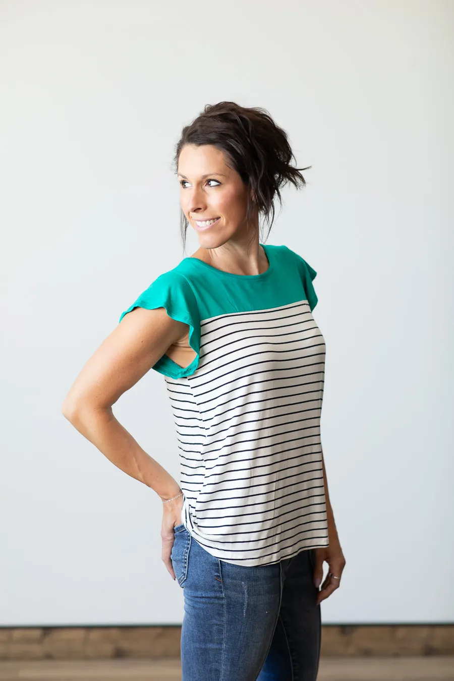 Flyaway Striped Top