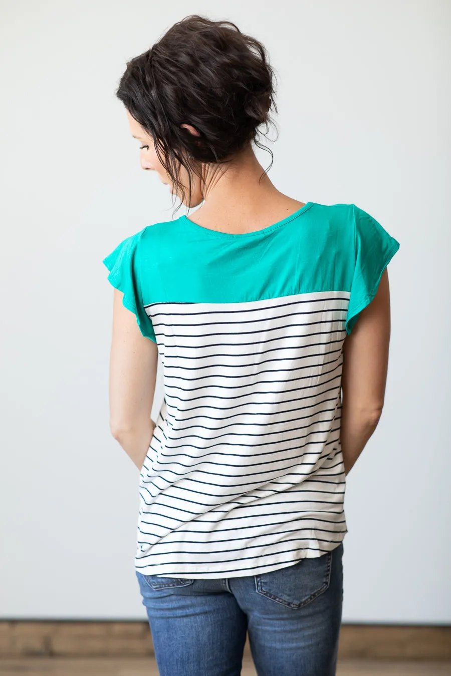 Flyaway Striped Top