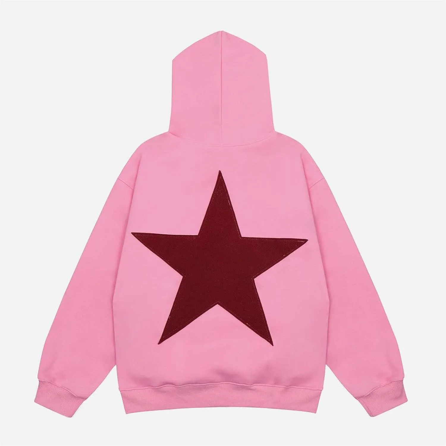 Graphic Oversized Sweatshirt Y2k Women Preppy Hoodies Long Sleeve Hooded Pullover Sweaters Aesthetic Pockets
