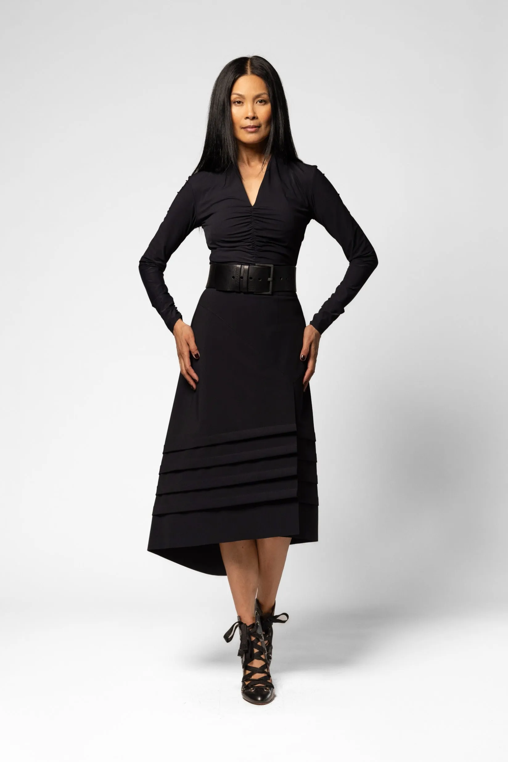 Hibiki Skirt - Black
