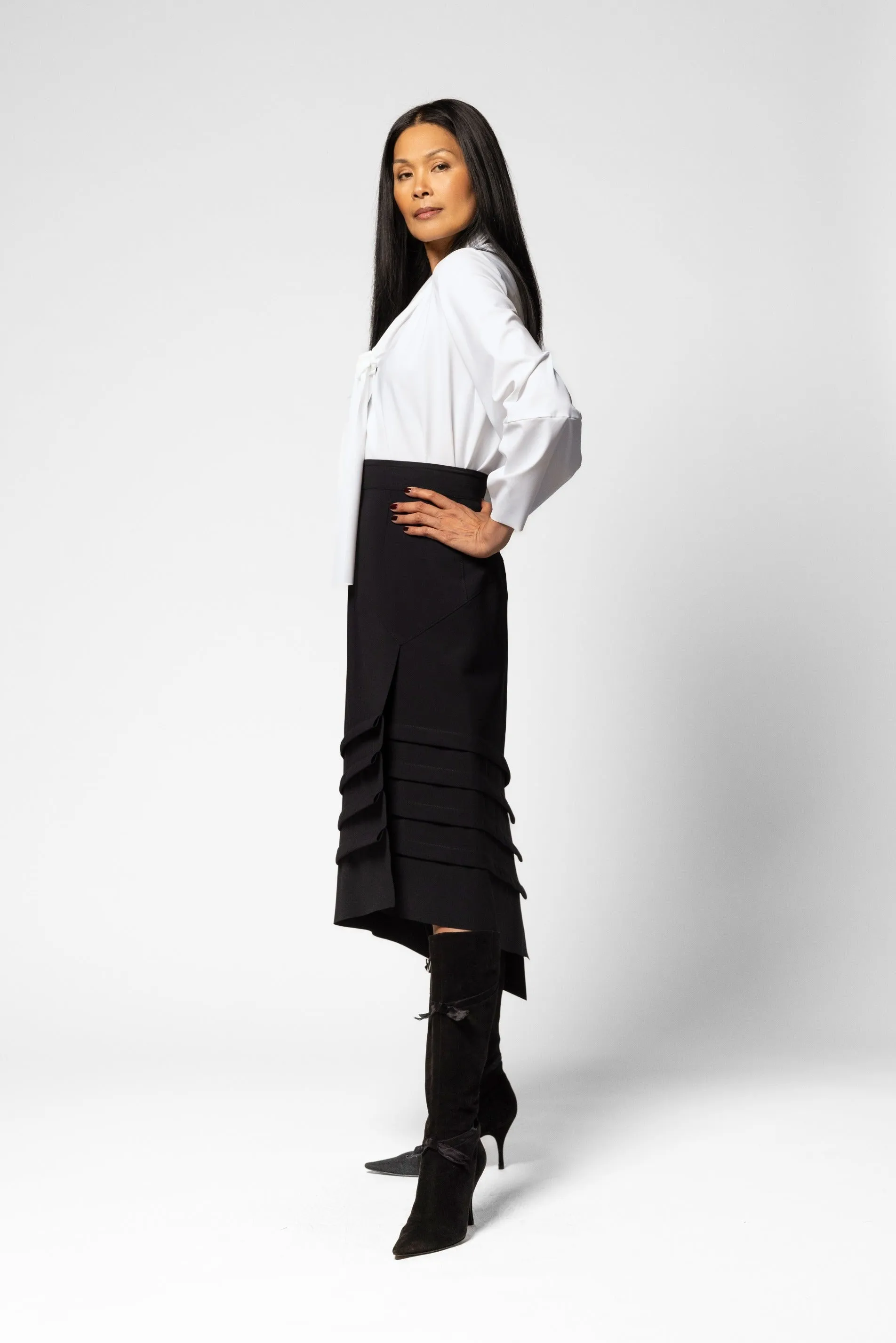 Hibiki Skirt - Black