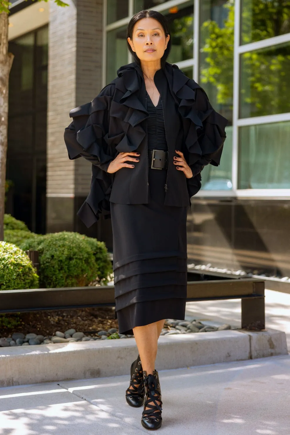 Hibiki Skirt - Black
