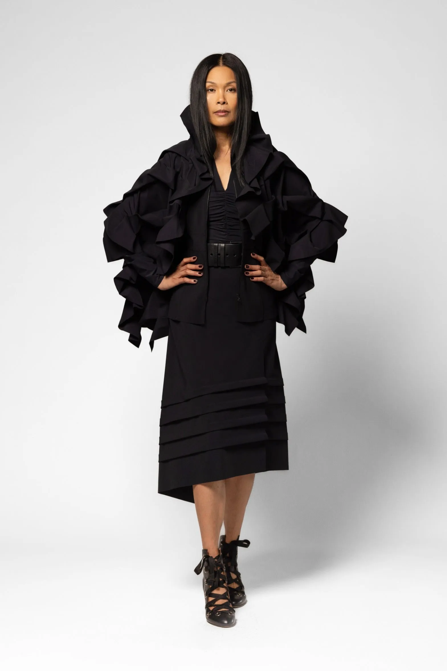 Hibiki Skirt - Black
