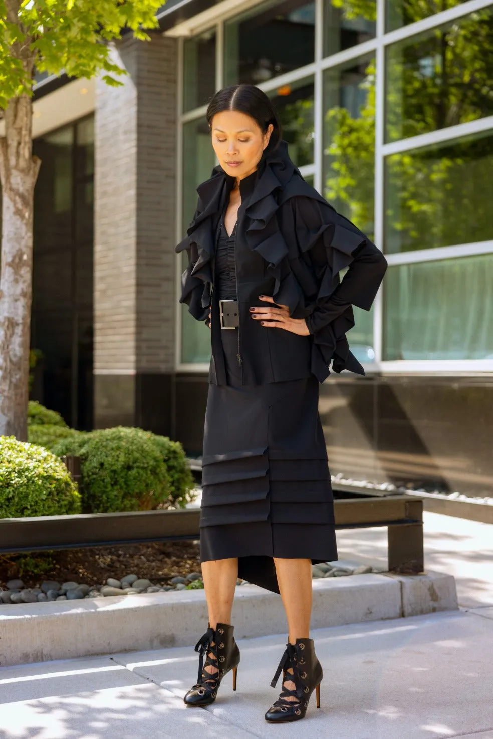Hibiki Skirt - Black