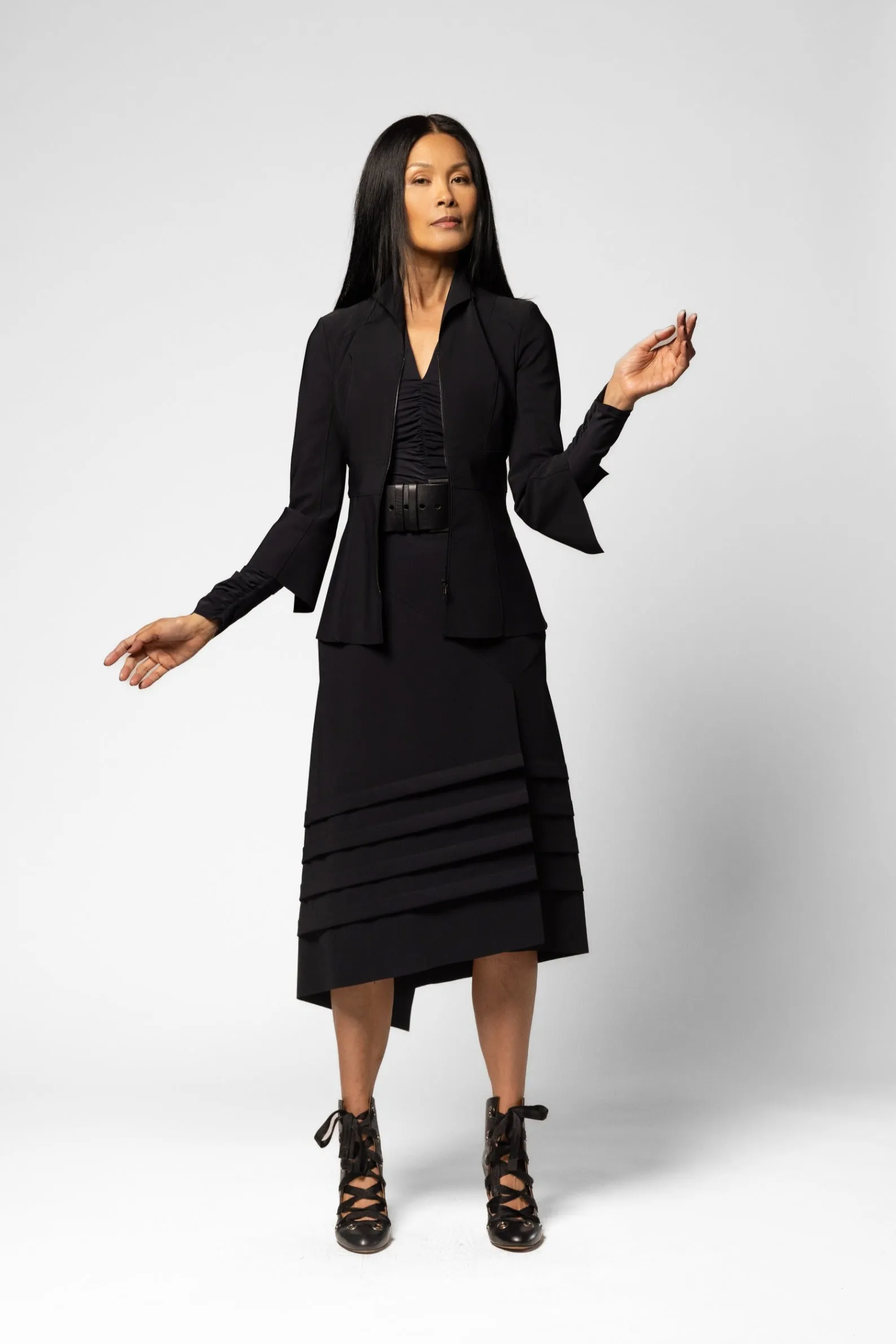 Hibiki Skirt - Black