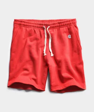 Lightweight Warm Up Short Bold Red