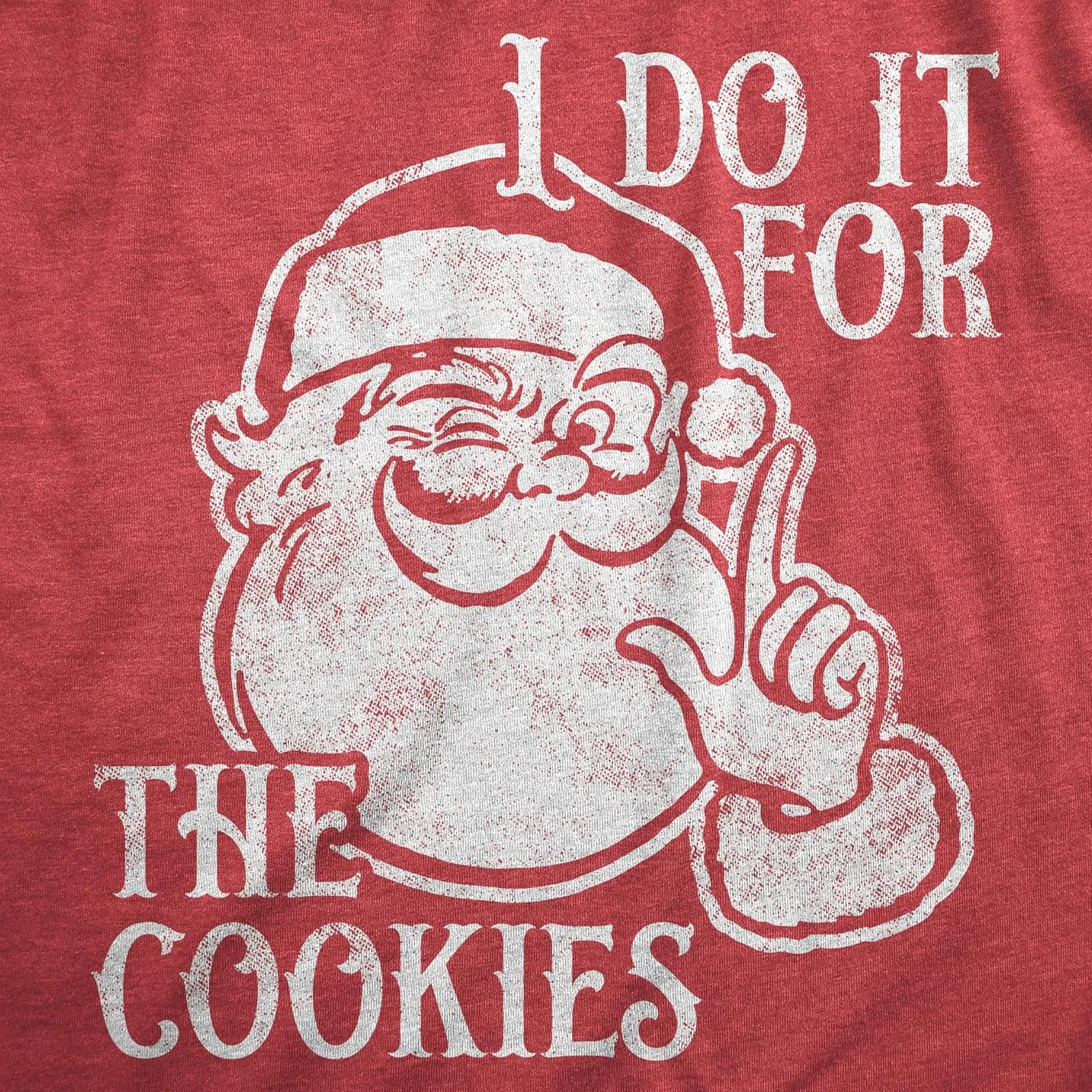 Mens I Do It for The Cookies Fitness Tank Funny Xmas Santa Claus Sweet Treat Lovers Sleeveless Tee for Guys