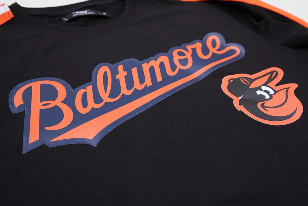 MLB BALTIMORE ORIOLES LOGO PRO TEAM MEN'S TAPING TOP (BLACK)