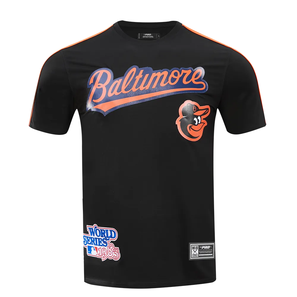 MLB BALTIMORE ORIOLES LOGO PRO TEAM MEN'S TAPING TOP (BLACK)
