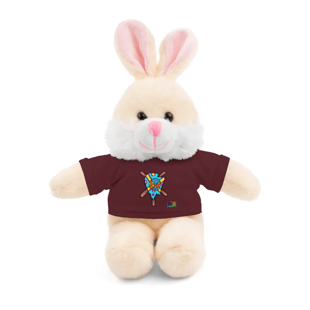 Multicolored Melted Popsicle Stuffed Animals with Tee