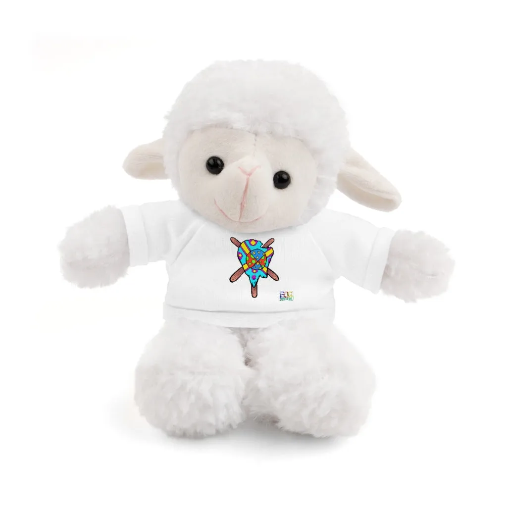 Multicolored Melted Popsicle Stuffed Animals with Tee