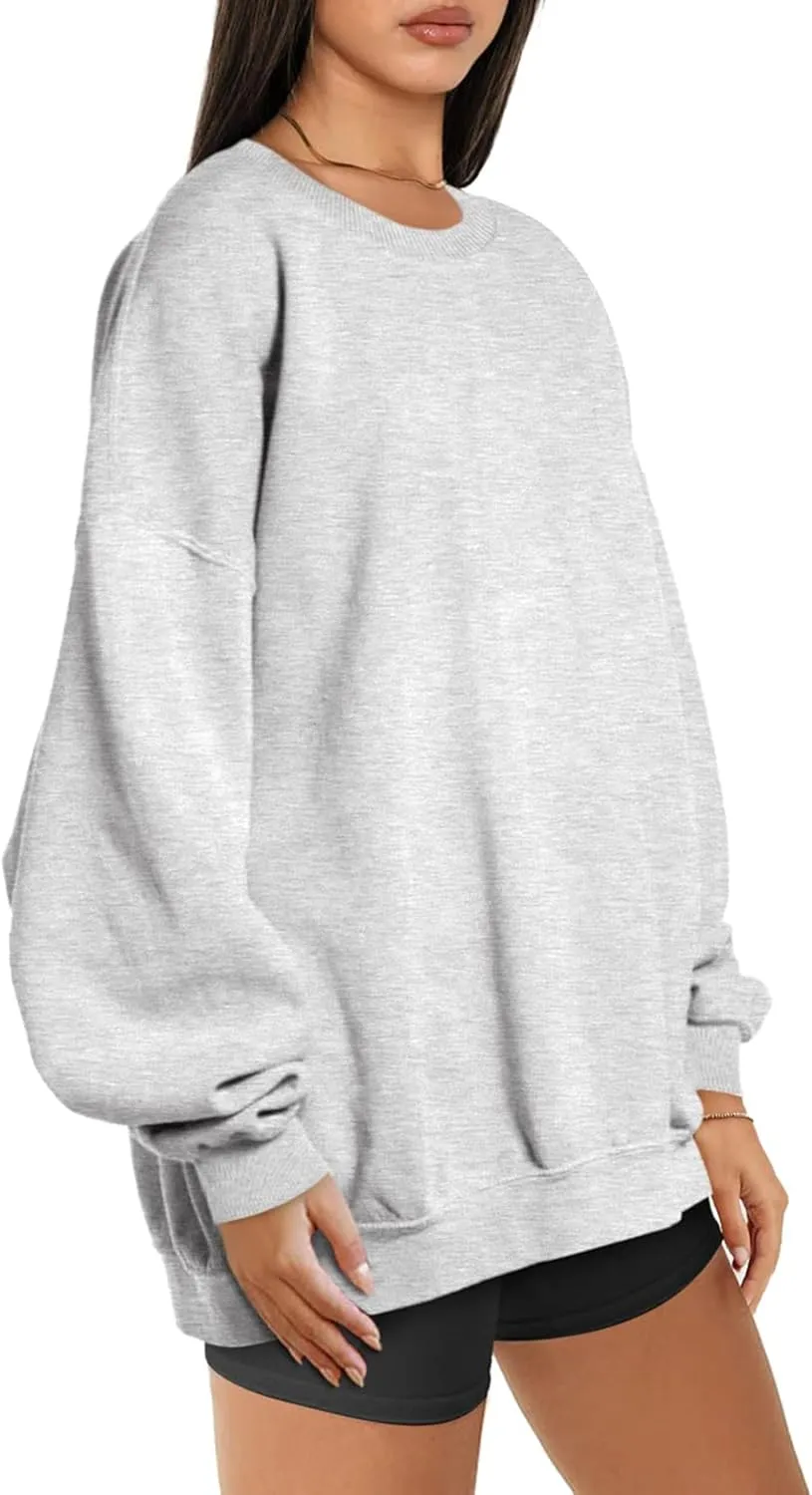 Oversized Sweatshirts for Women Hoodies Crewneck Fall Winter Outfits Pullover Sweaters Clothes Fashion 2024