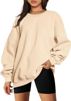 Oversized Sweatshirts for Women Hoodies Crewneck Fall Winter Outfits Pullover Sweaters Clothes Fashion 2024