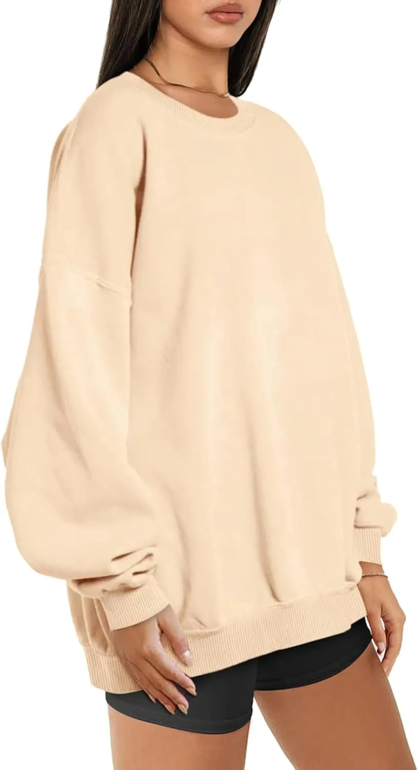 Oversized Sweatshirts for Women Hoodies Crewneck Fall Winter Outfits Pullover Sweaters Clothes Fashion 2024
