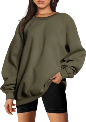 Oversized Sweatshirts for Women Hoodies Crewneck Fall Winter Outfits Pullover Sweaters Clothes Fashion 2024