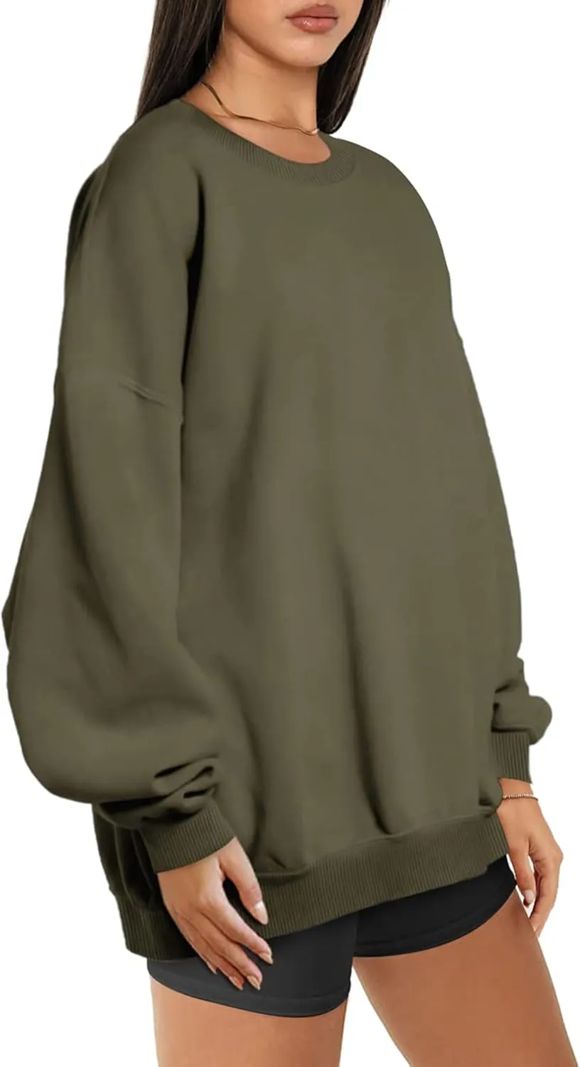 Oversized Sweatshirts for Women Hoodies Crewneck Fall Winter Outfits Pullover Sweaters Clothes Fashion 2024