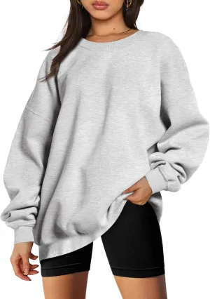 Oversized Sweatshirts for Women Hoodies Crewneck Fall Winter Outfits Pullover Sweaters Clothes Fashion 2024