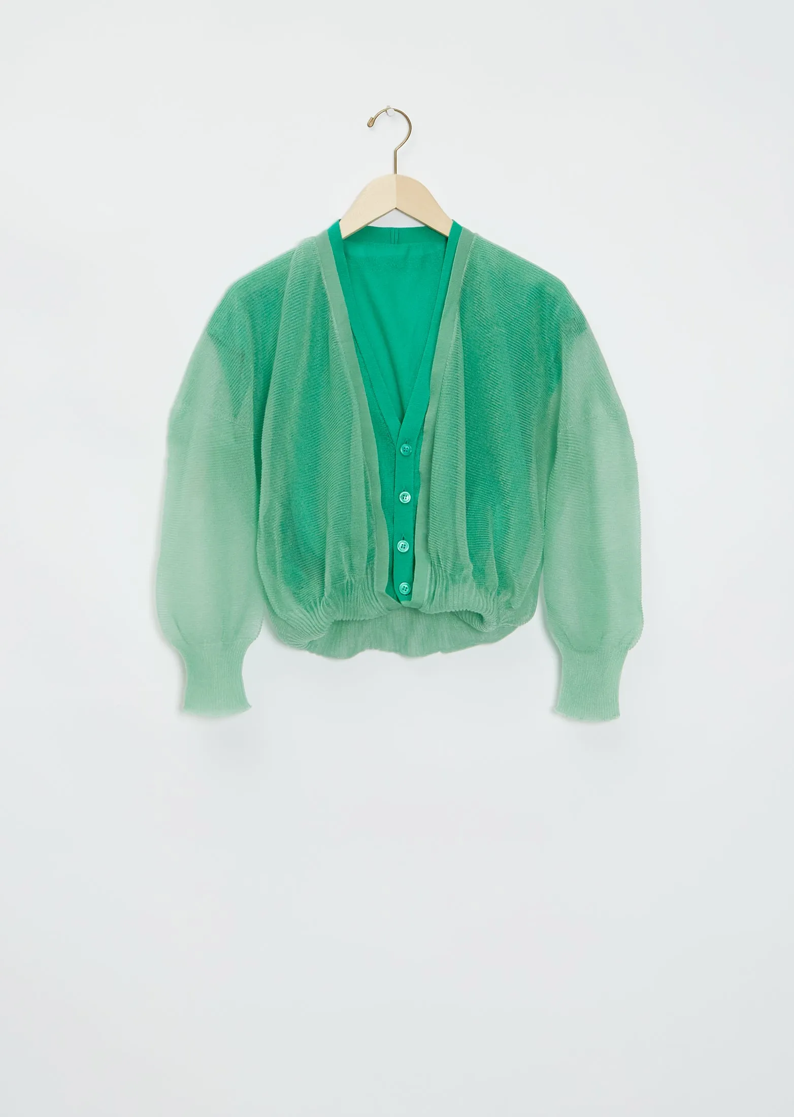 Pericarp Nylon Cardigan