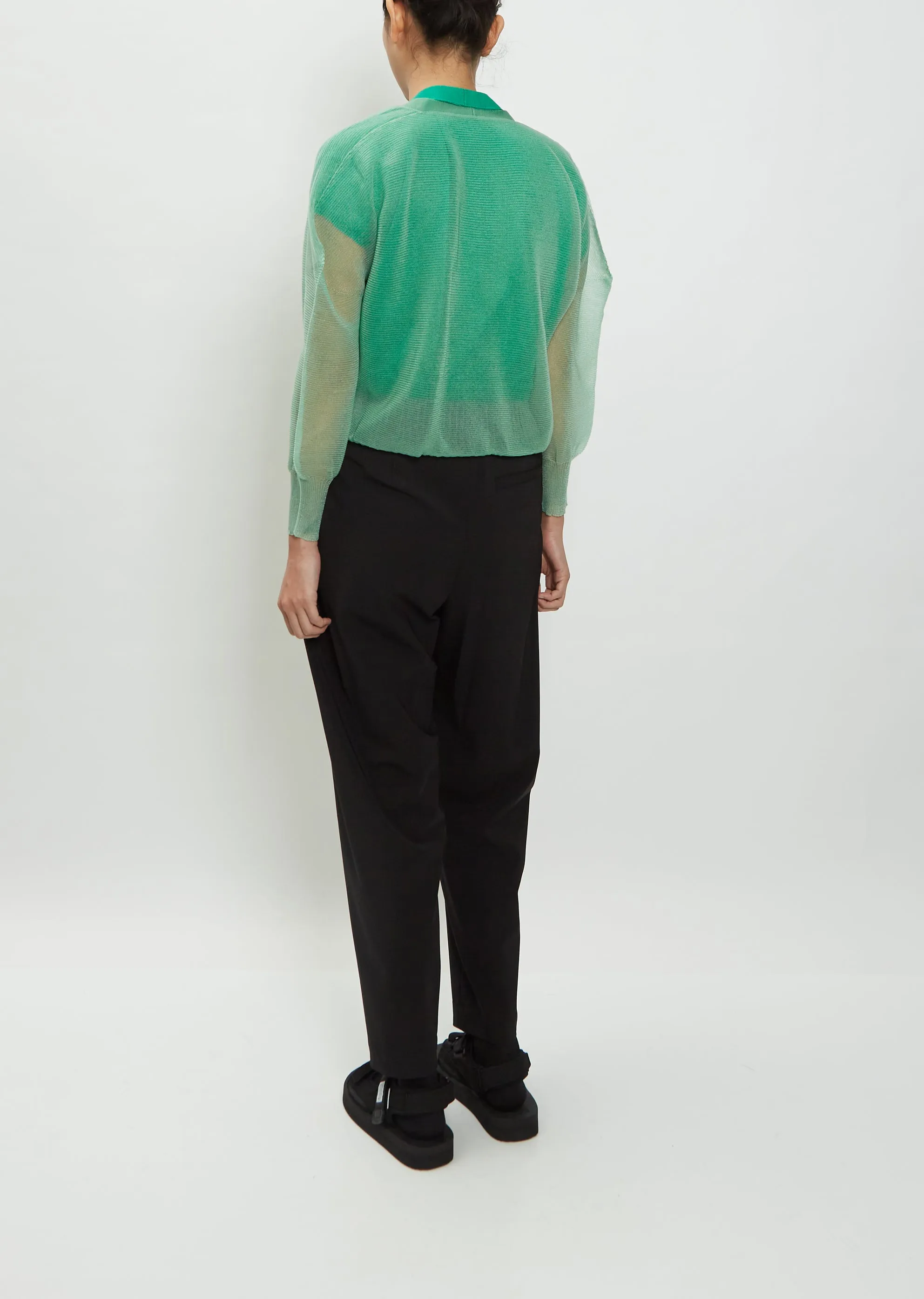 Pericarp Nylon Cardigan