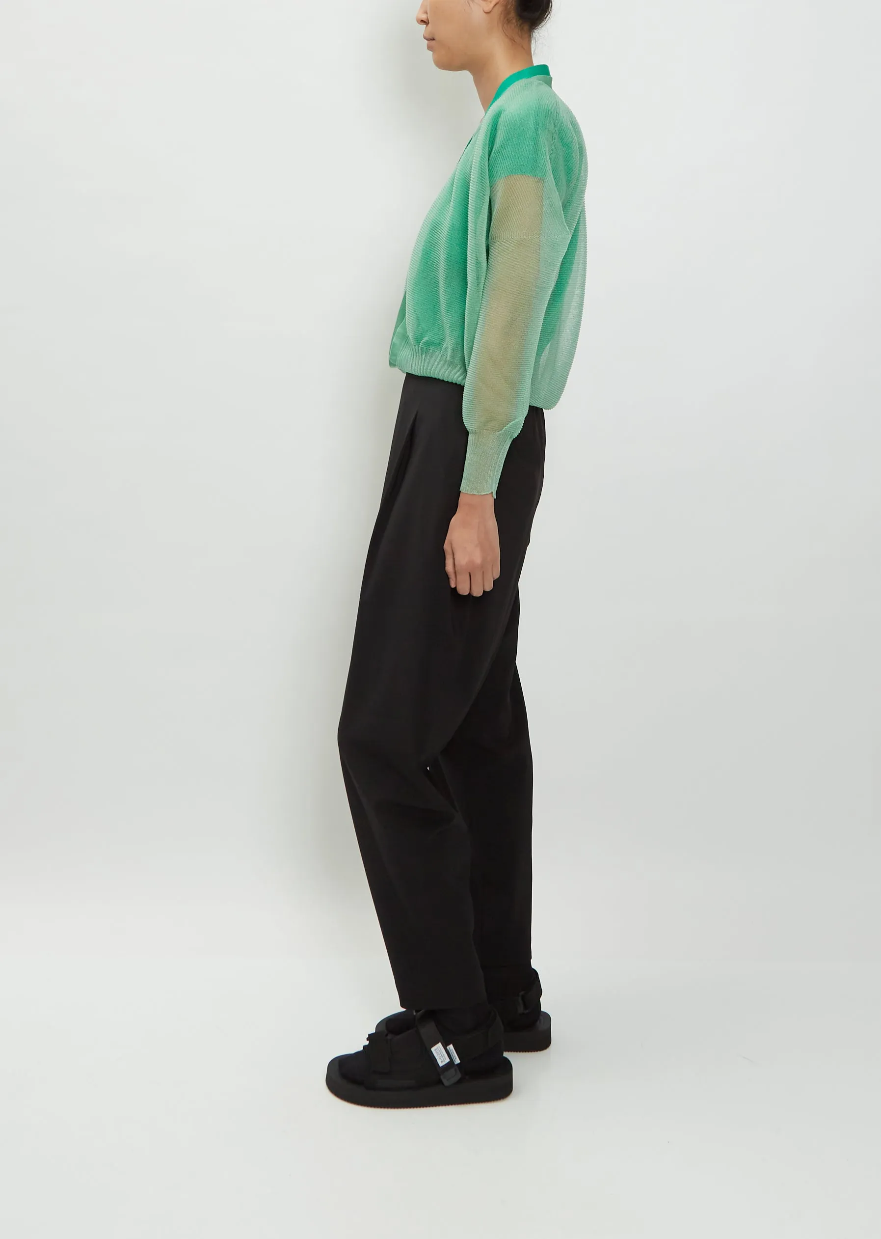 Pericarp Nylon Cardigan