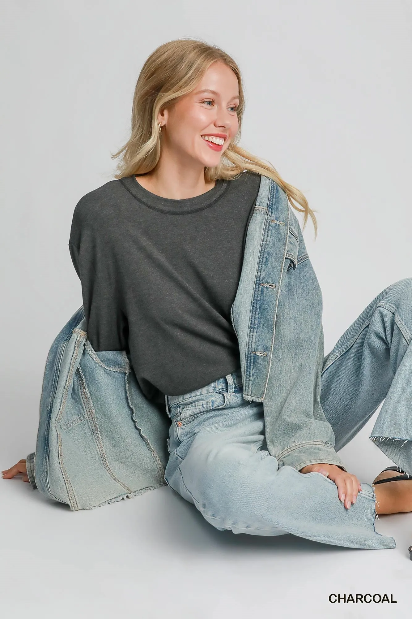Seasonal Basics Tee - Charcoal