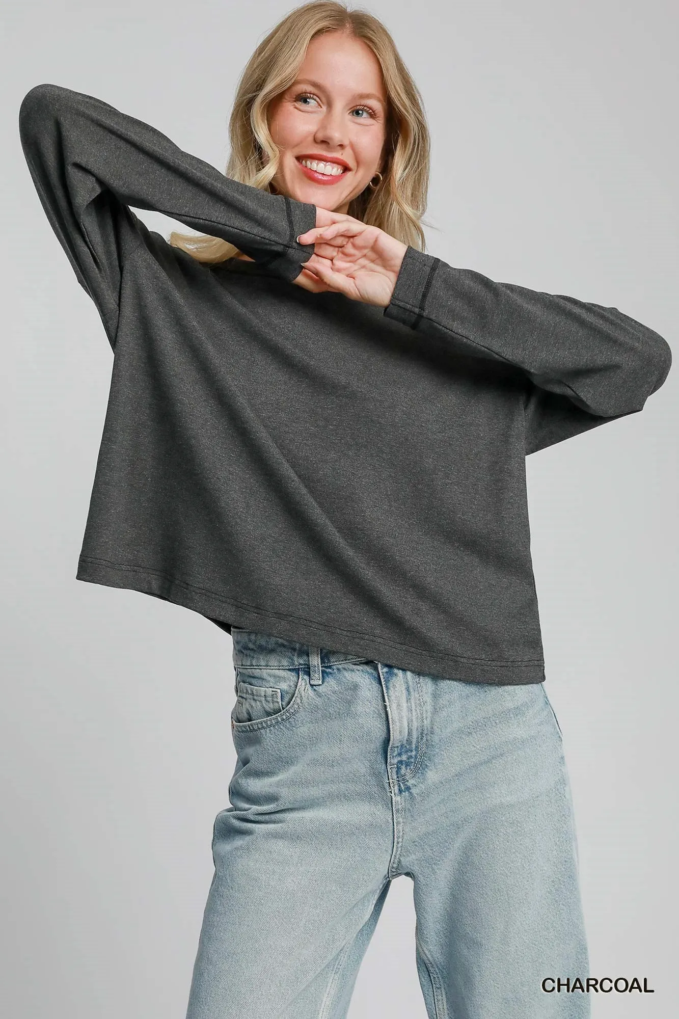 Seasonal Basics Tee - Charcoal