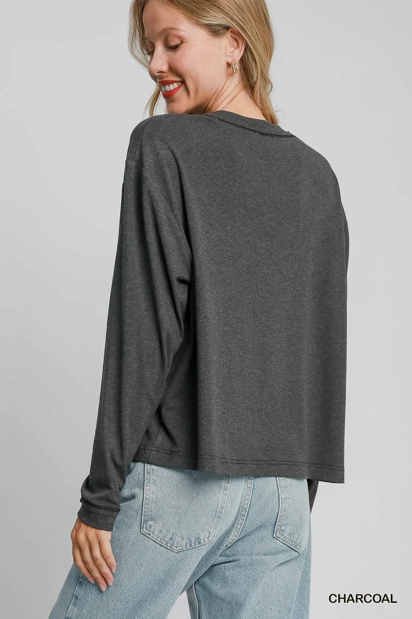 Seasonal Basics Tee - Charcoal