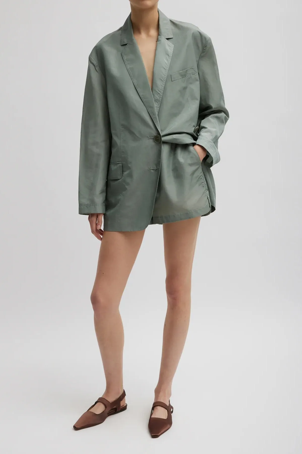 Shorts Pull On in Pumice Grey