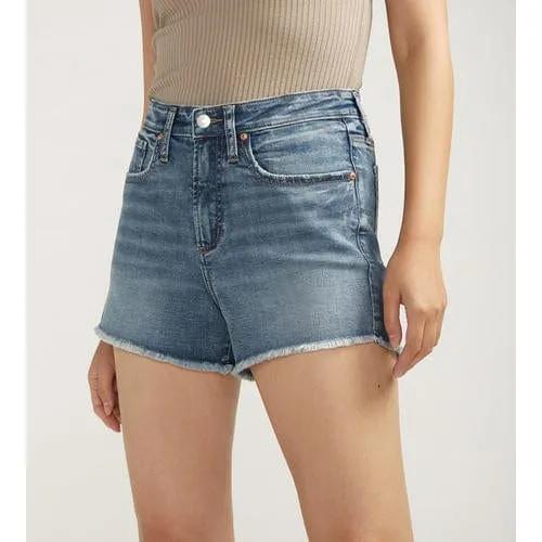 Silver Beau Denim Shorts