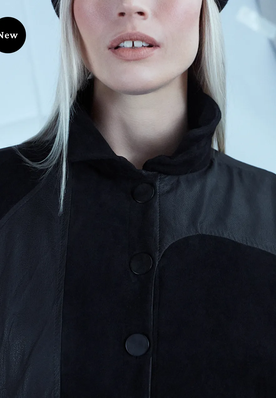 Black Premium Leather Jacket - Skinstranger Collection