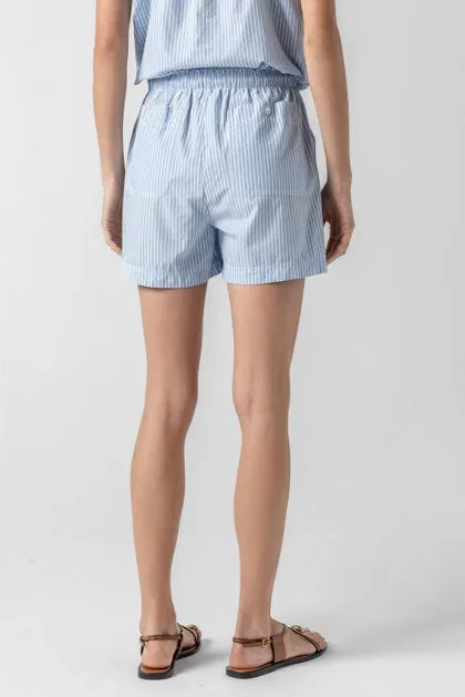 Striped Pocket Short | Malibu