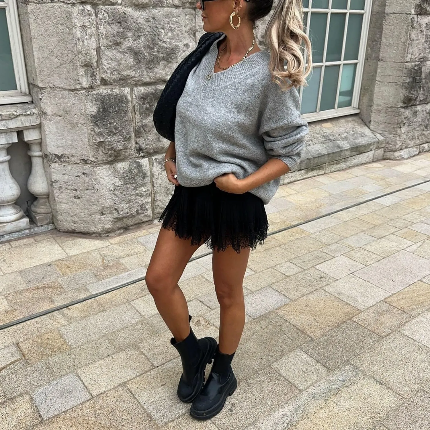 Women Y2k Lace Ruffle Pleated Mini Skirt Low Rise Half Slip Flowy Skirt Fairy Mesh Floral Layered Short Mini Skirts