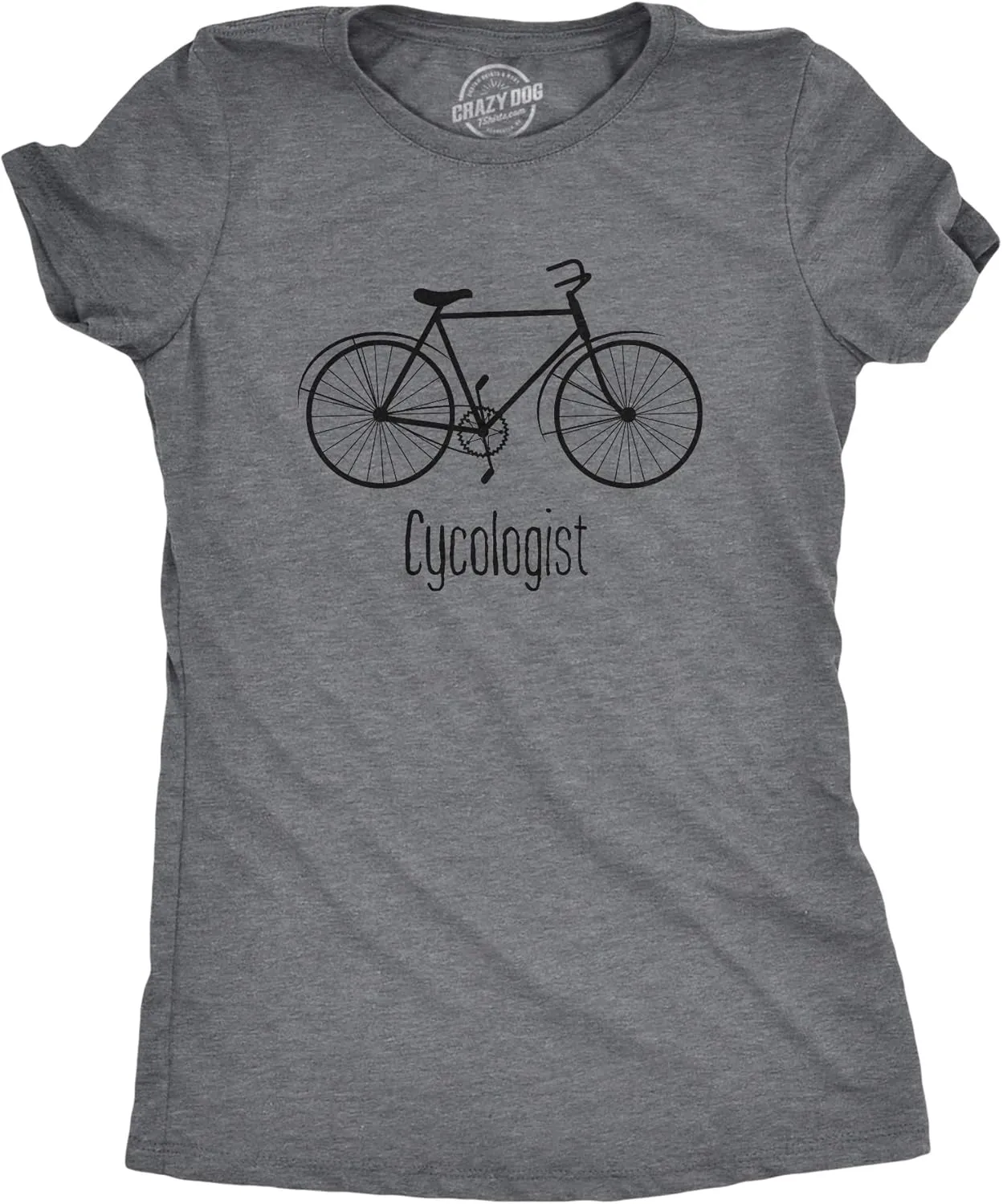 Womens Cycologist Funny Psychology Biking Cyclist Gift for Biker Graphic Sarcasm